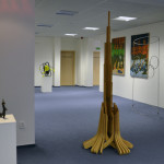 Pohled do instalace výstavy Chléb, hry a umění
(foto: archiv galerie)