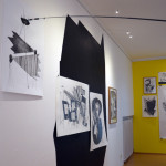 Pohled do instalace výstavy Davida Böhma a Jiřího Franty (foto: archiv galerie)