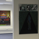 Pohled do instalace výstavy Pavly Malinové (foto: archiv galerie)
