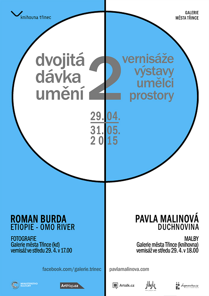 dvojitá dávka umění: Roman Burda / Pavla Malinová